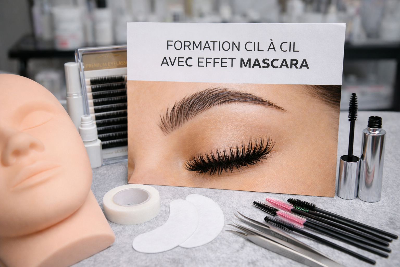 Formation cil à cil avec effet mascara